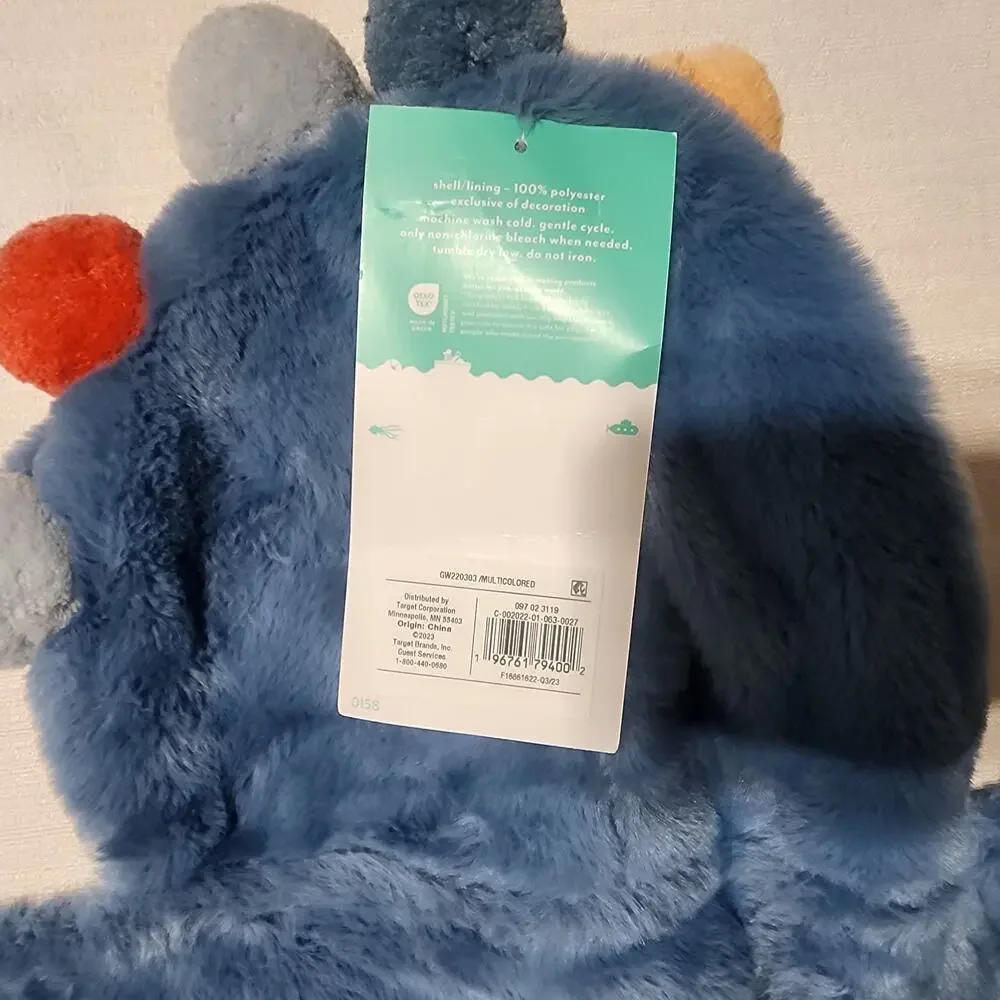 pillowfort  pom hooded blanket.